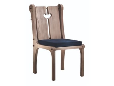 TOULA - Chair in american sassafras wood by Fratelli Boffi