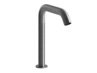 TRAME - Countertop electronic stainless steel washbasin tap by Gessi