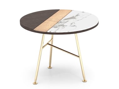 TRAY - Round coffee table by Sicis