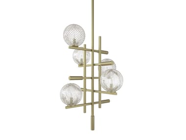 TRIS - LED Murano glass chandelier by Sicis