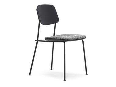 UNSTRAIN - Open back chair with integrated cushion by Prostoria