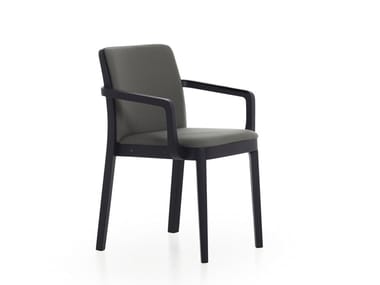 URBAN 02 - Stackable chair with armrests by Very Wood