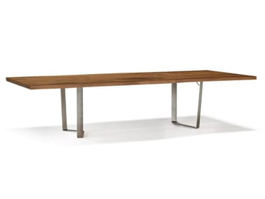 VERO COMPACT - GM01 - Rectangular solid wood table by Arte Brotto