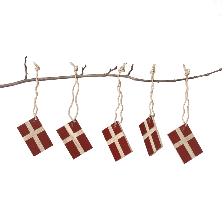 Dannebrog Flag | Ornament, 5 psc (Request Info)