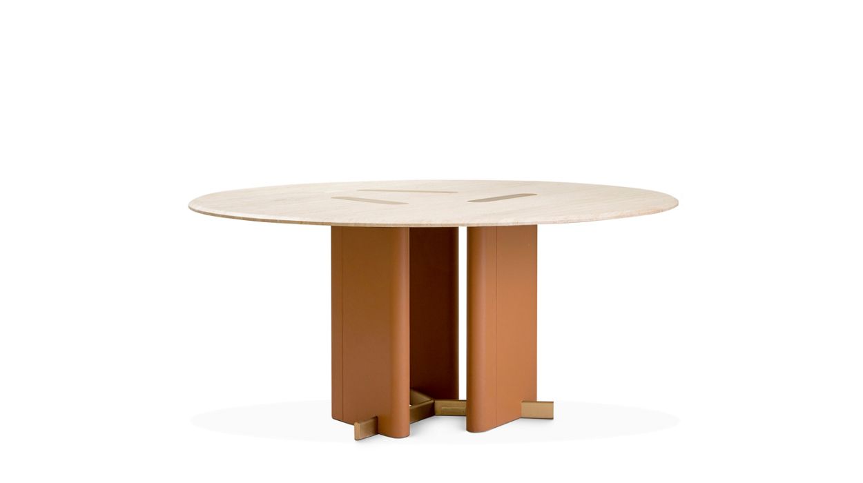 PARIS PANAME ROUND DINING TABLE by Roche Bobois