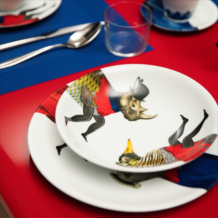 THE WHITE SNOW BESTIARIO DELLA TAVOLA - SERVING PLATE by Driade