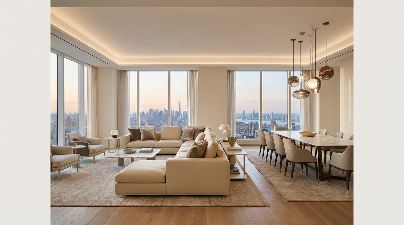 펜트하우스 거실 · 다이닝