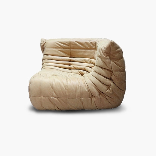 Ligne Roset TOGO CORNER SEAT - Corner leather armchair with removable cover