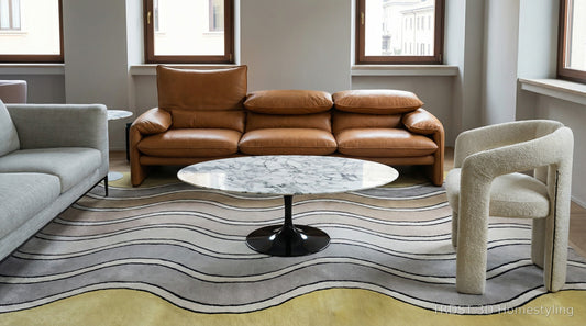 Cassina와 함께하는 모던 & 미니멀 스타일 거실 겸 다이닝룸 인테리어 스타일링