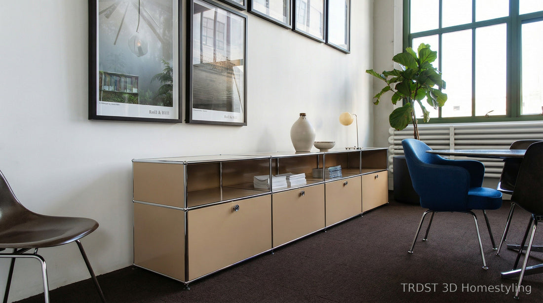 USM Haller와 함께하는 미니멀 스타일 거실 인테리어 스타일링