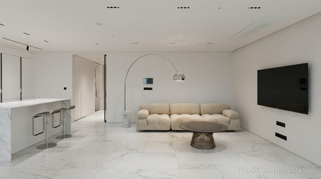 B&B Italia와 함께하는 미니멀 스타일 거실 인테리어 스타일링