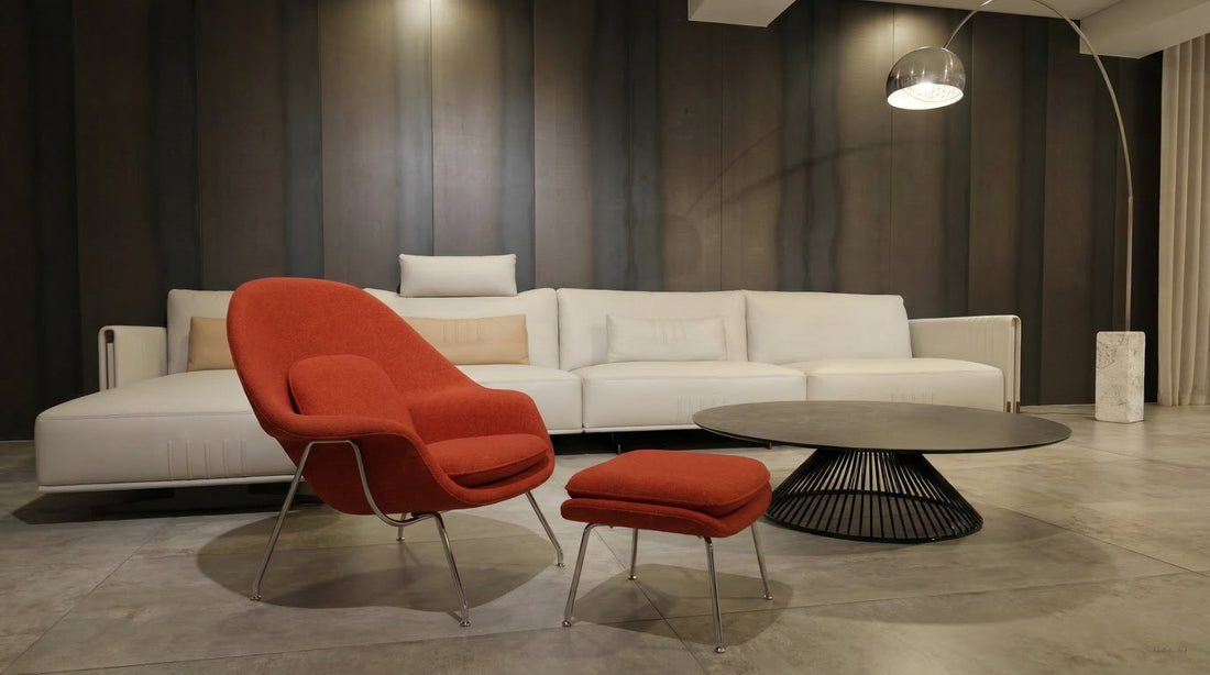 mid_century 스타일 거실 인테리어 스타일링
