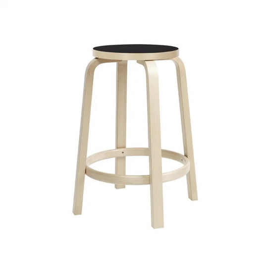 64 Bar Stool H65 by artek #Oak / Black