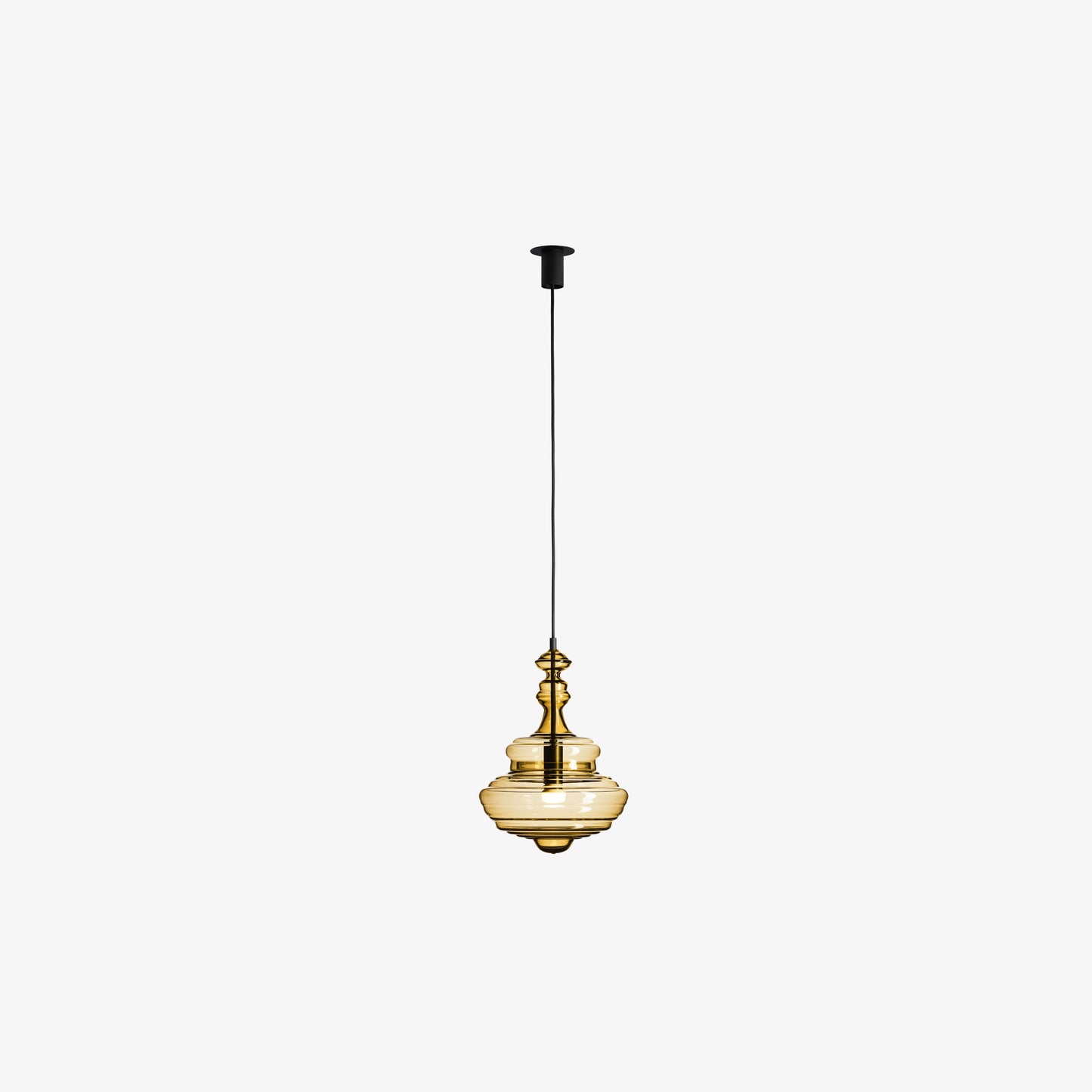 Neverending Glory Bolshoi Theatre Pendant Lamp by Lasvit #S / Smoke