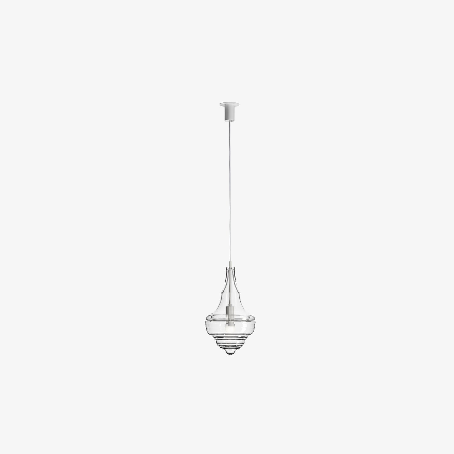 Neverending Glory Prague Estrate Theatre Pendant Lamp by Lasvit #S / Clear