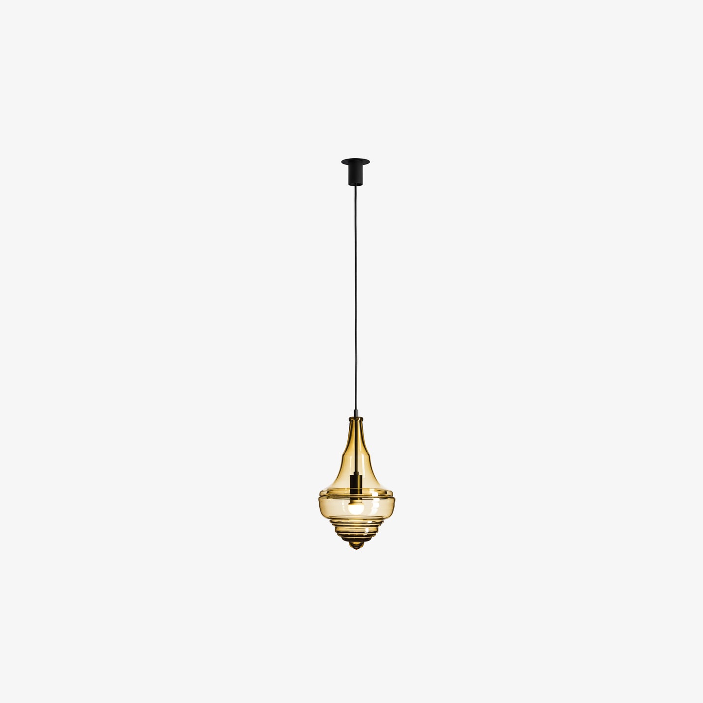 Neverending Glory Prague Estrate Theatre Pendant Lamp by Lasvit #S / Smoke