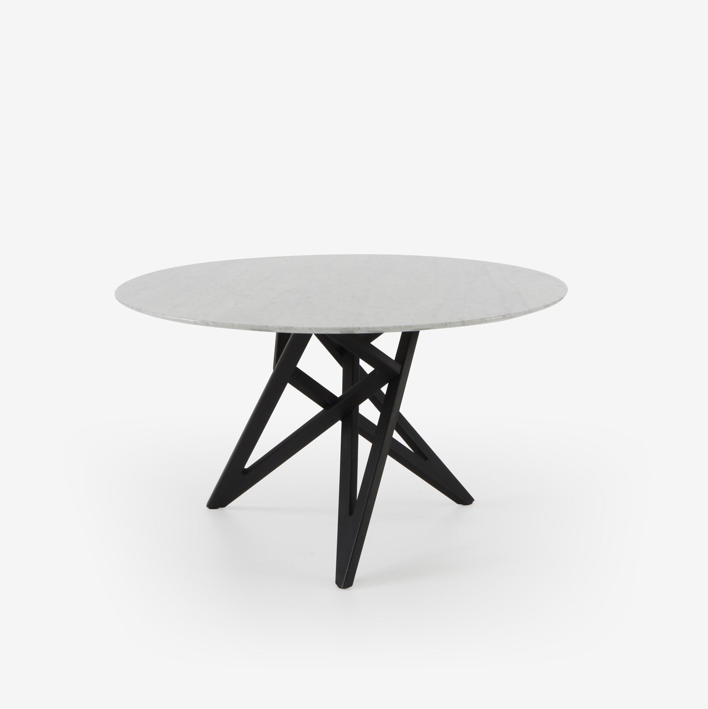 ENNÉA - Round Carrara marble dining table