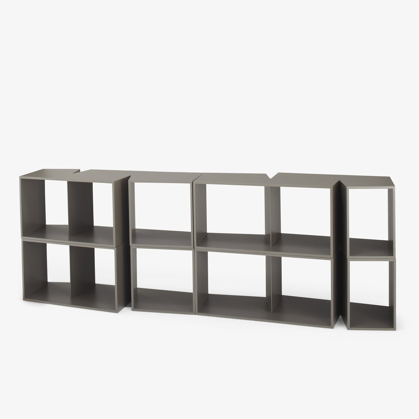 CUTS - Open sectional modular bookcase