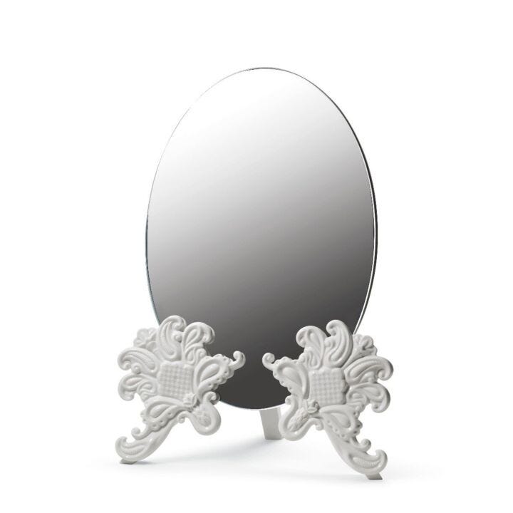 Vanity Mirror by Lladró #White