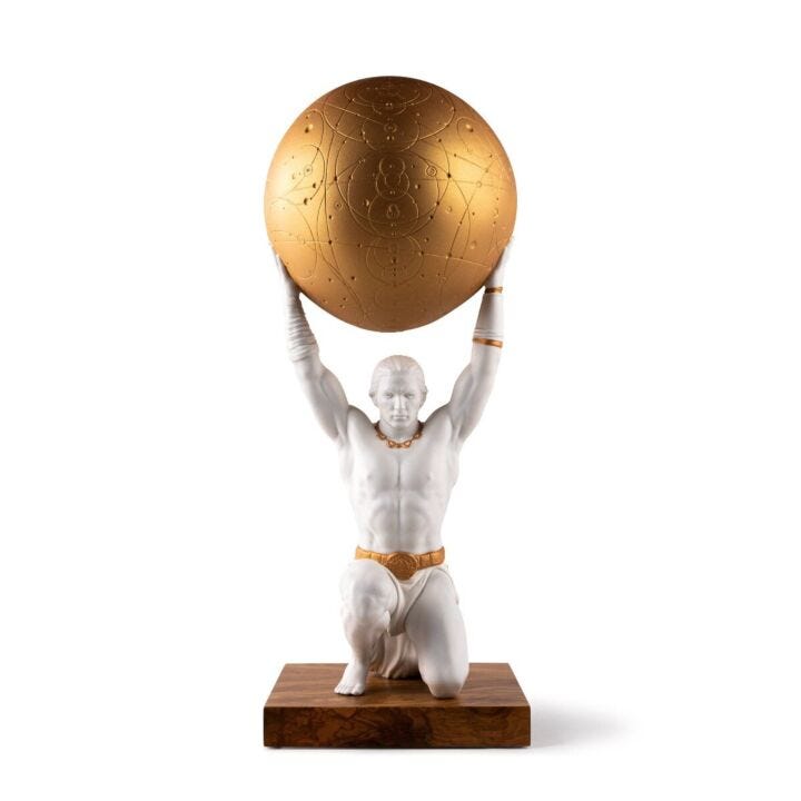 Atlas Figurine by Lladró