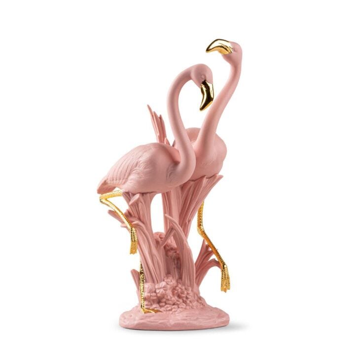 The Flamingos Sculpture by Lladró #Pink