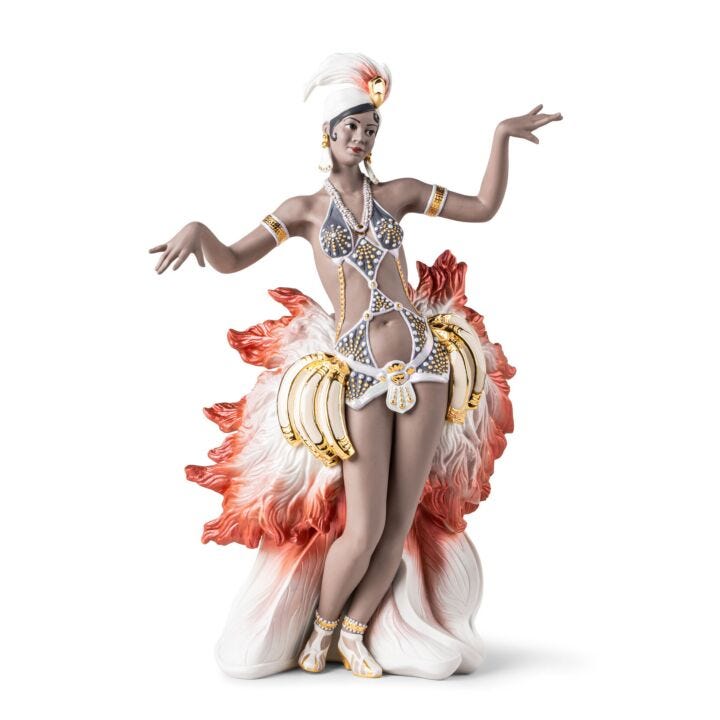 Ebony Goddess Sculpture by Lladró