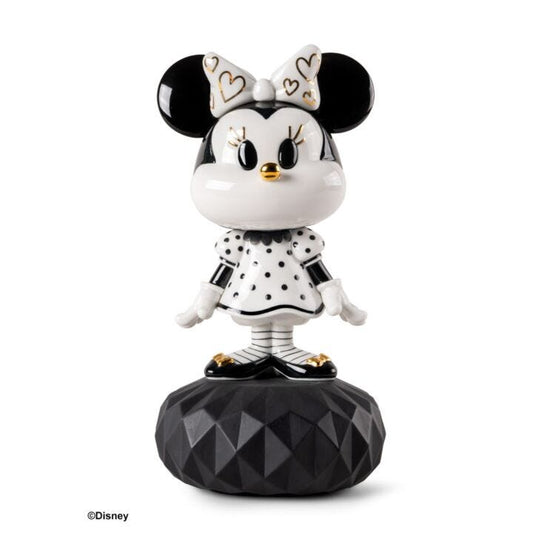 Minnie in black and white Sculpture by Lladró