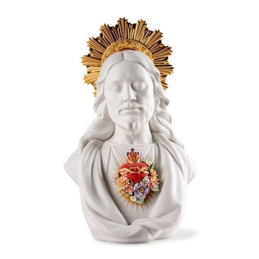 Sacred Heart of Jesus Sculpture by Lladró
