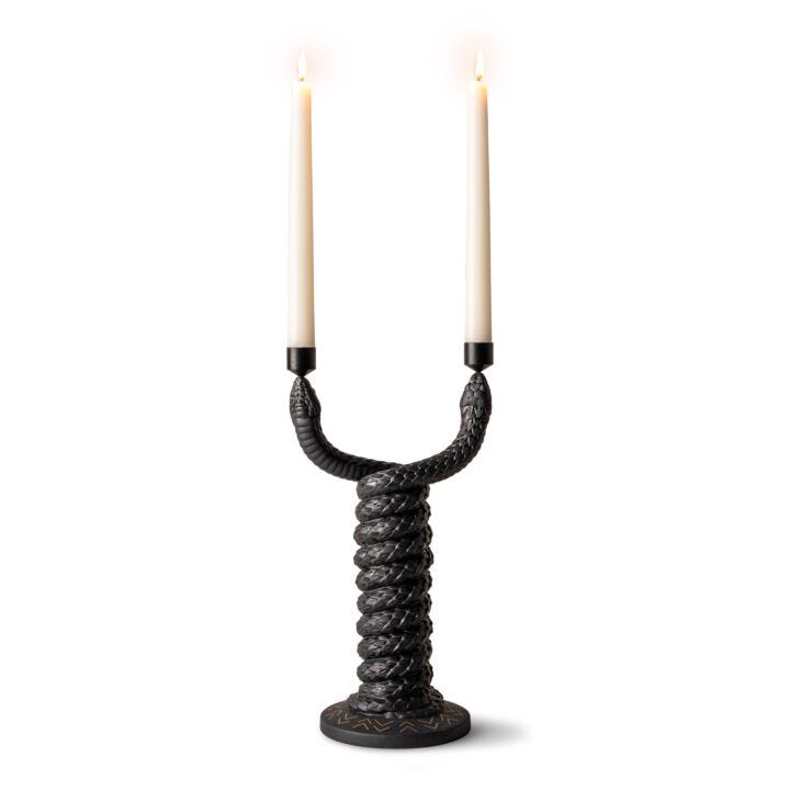 Snakes candleholder by Lladró