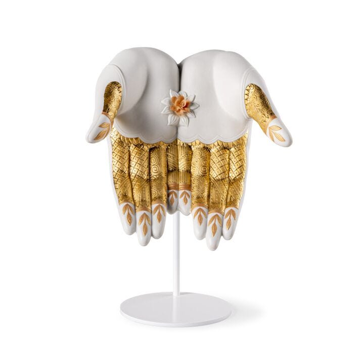 Abundance Mudra Sculpture by Lladró