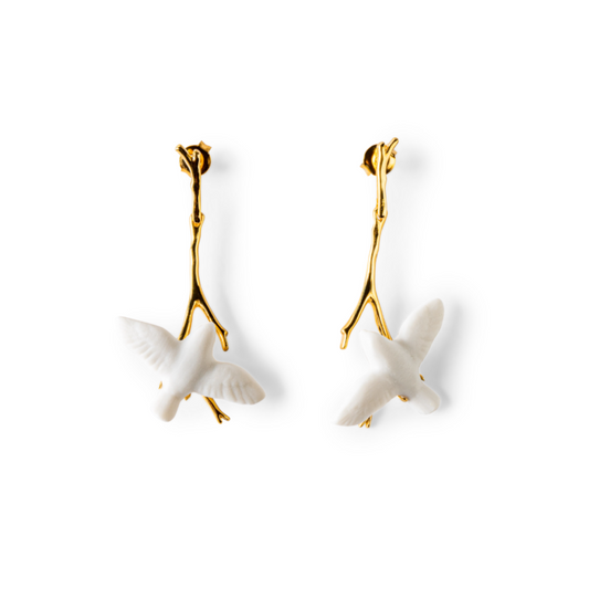 Magic Forest Long Earrings Type 613 by Lladró