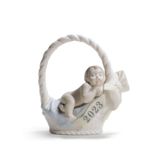 Born in 2023 Boy Figurine by Lladró