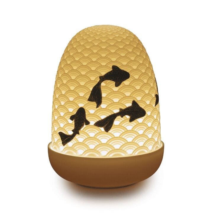 Koi Dome Table Lamp by Lladró