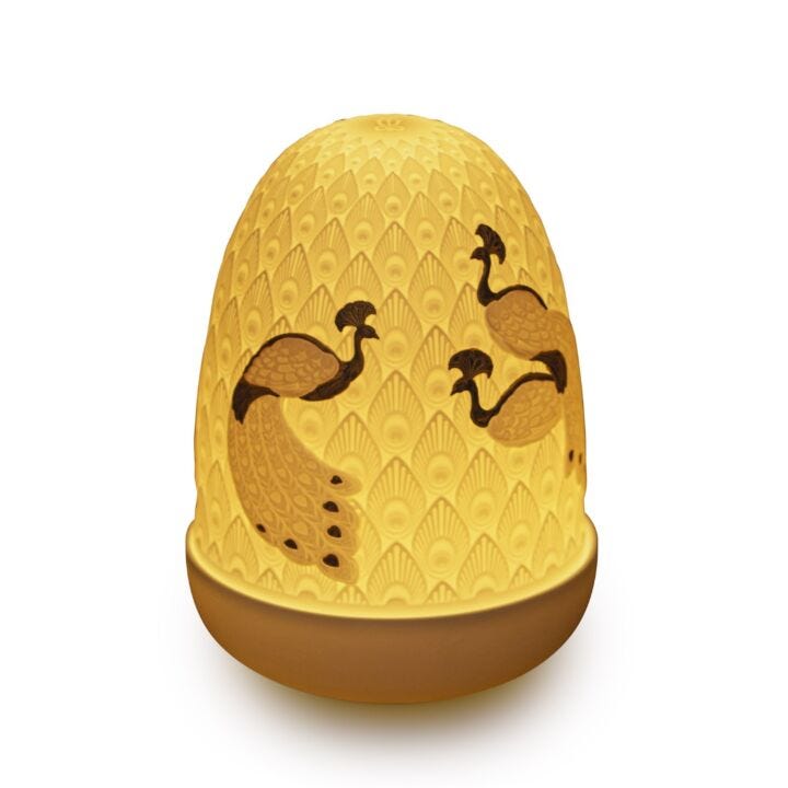 Peacocks Dome Table Lamp by Lladró