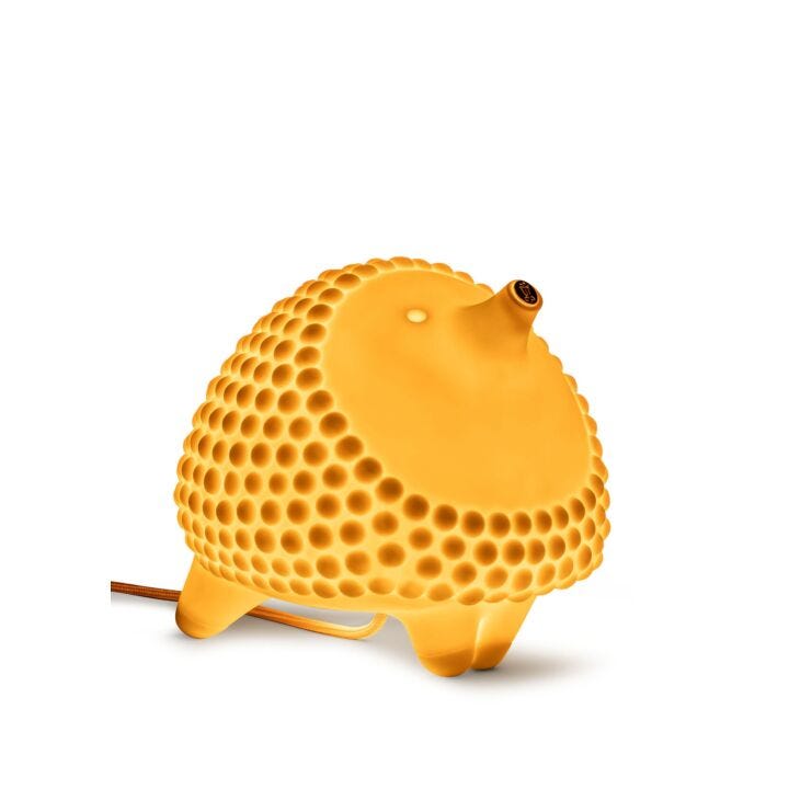 Hedgehog table lamp (CE) by Lladró