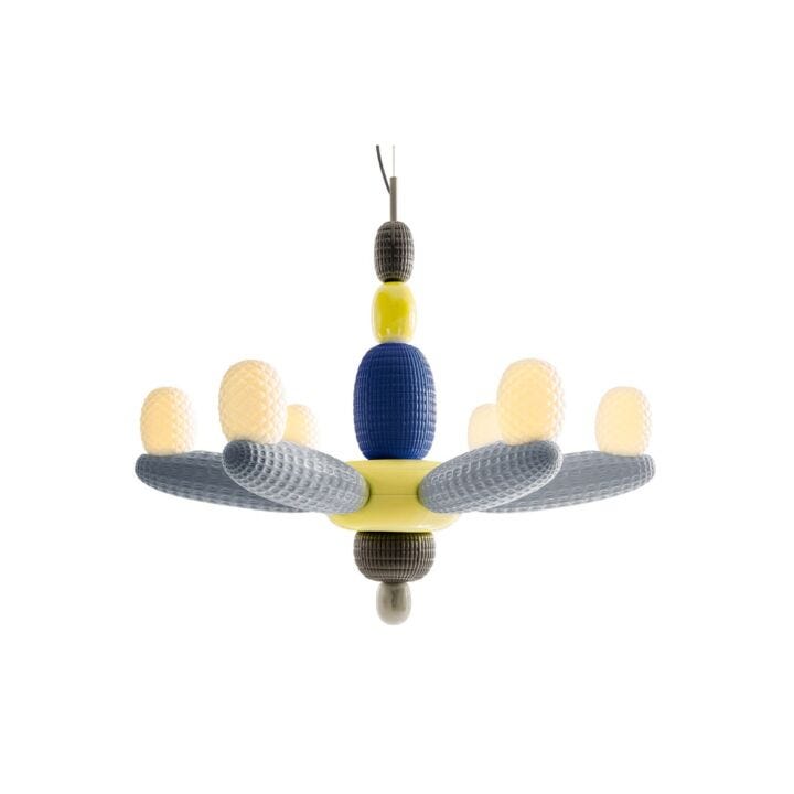 Soft Blown Chandelier by Lladró #Blue (CE/UK)