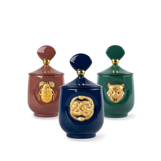 Luxurious animals Candles Set by Lladró