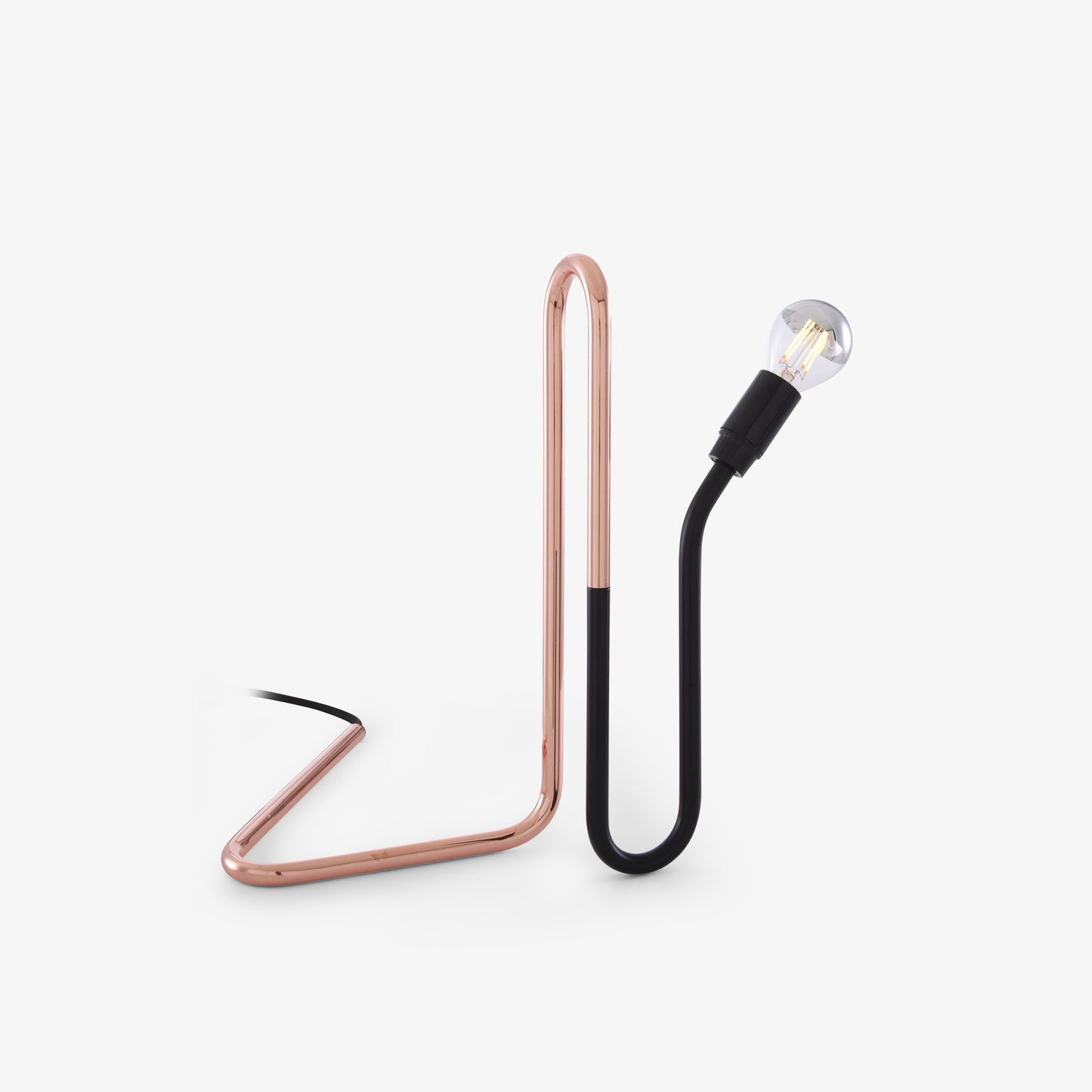 ONDULE - LED copper table lamp