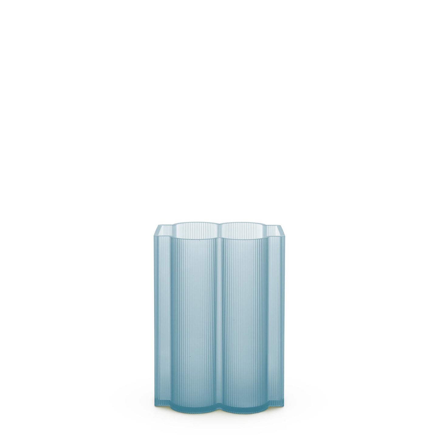 Okra Vase Low by Kartell #Sky Blue