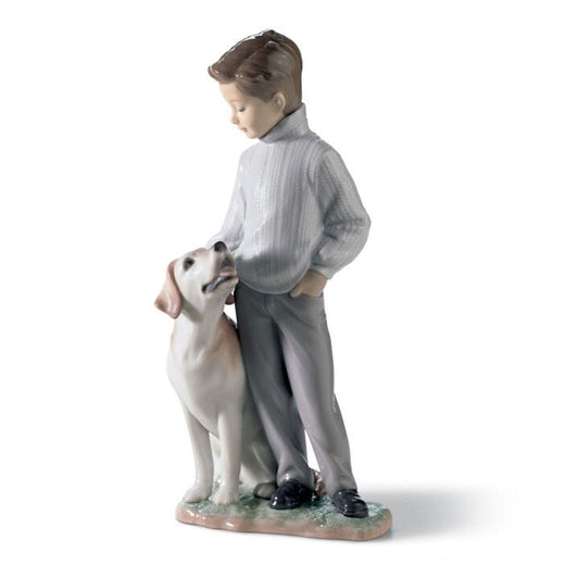 My Loyal Friend Dog Figurine by Lladró