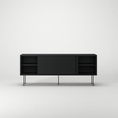 Decotique Vogue TV Bench With Legs 136 Anthracite/ Black