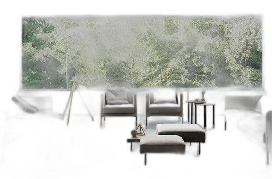 EASY LIPP - Fabric armchair with removable cover with armrests