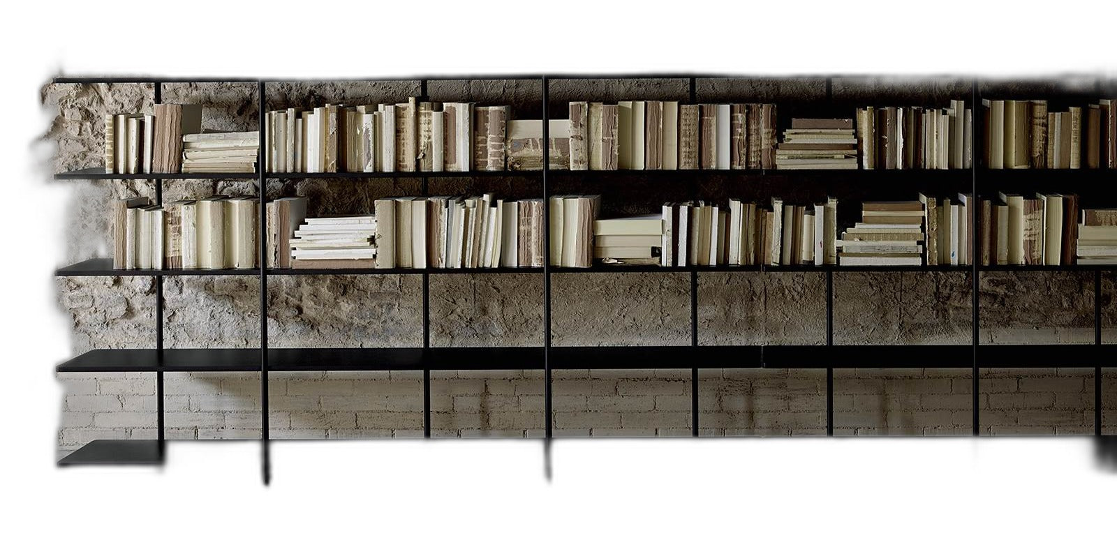 AERO - Freestanding double-sided bookcase