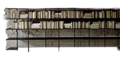 AERO - Freestanding double-sided bookcase