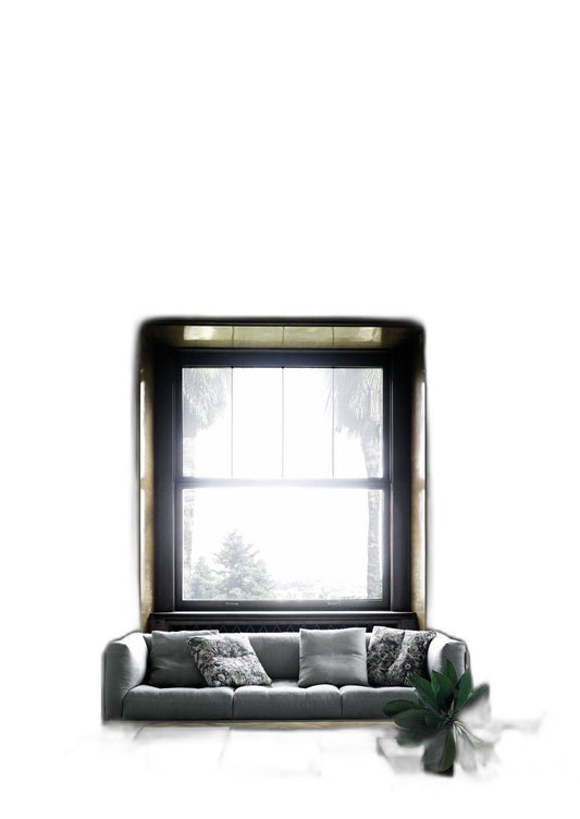 ROD - Fabric double bed