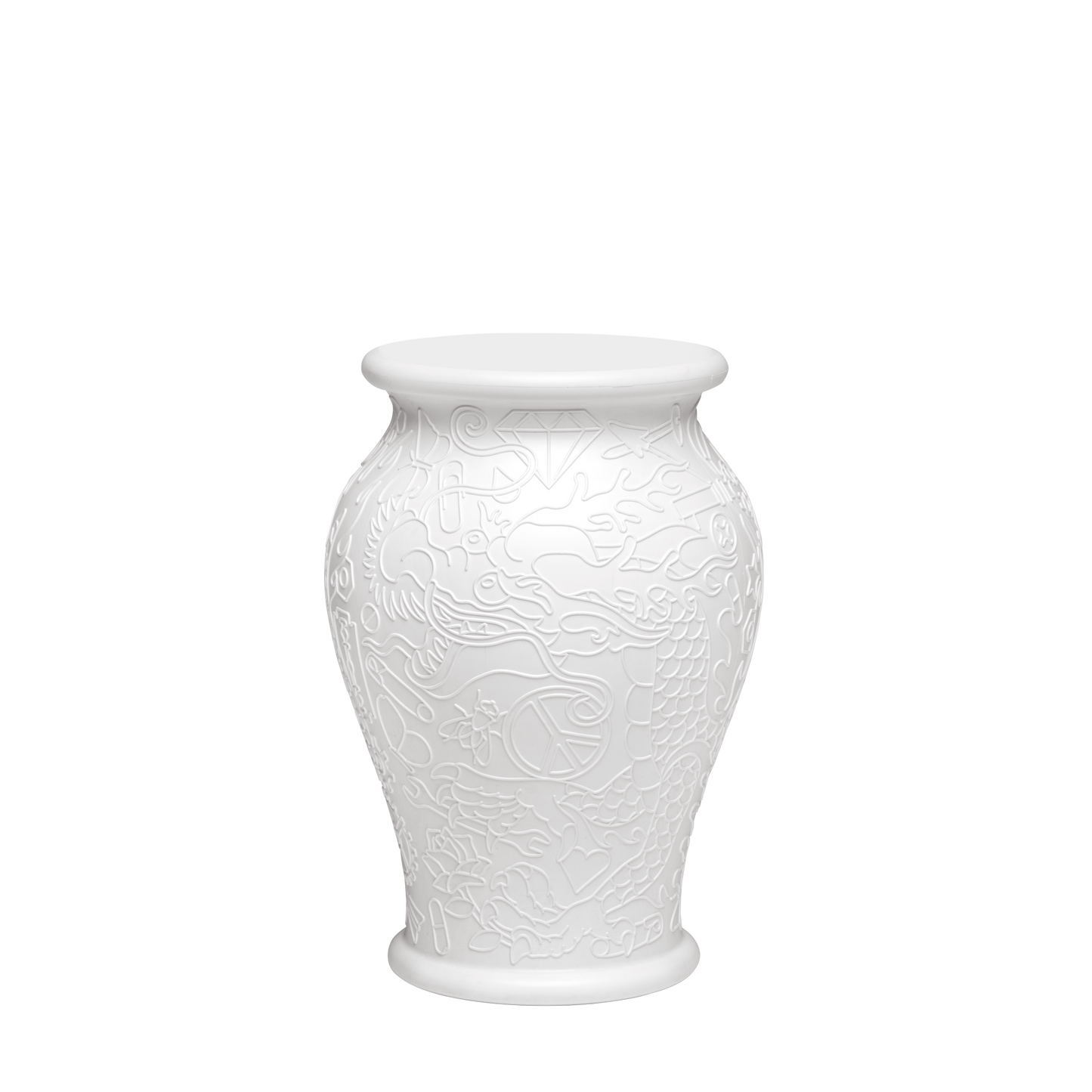 Ming Stool And Sidetable by Qeeboo