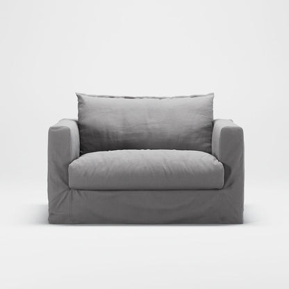 Decotique Le Grand Air Nou Loveseat Armchair Light Grey