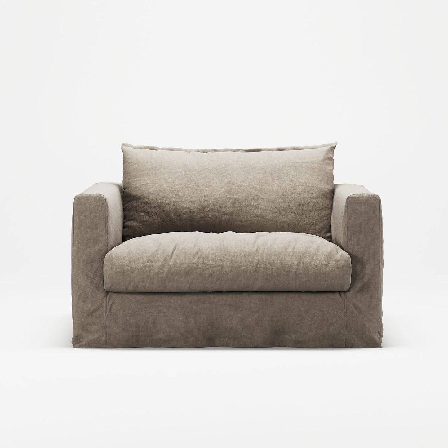 Decotique Le Grand Air Nou Loveseat Armchair Savage Linen