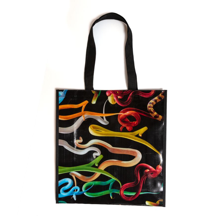 Mini Shopper Bag Snakes by Seletti