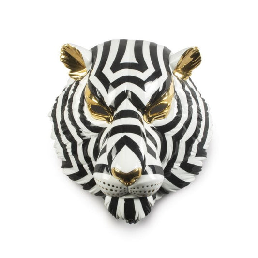 Tiger Mask by Lladró #Black and Gold